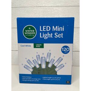 Winter Wonder Lane LED Mini String Light Set Christmas Holiday Event Party